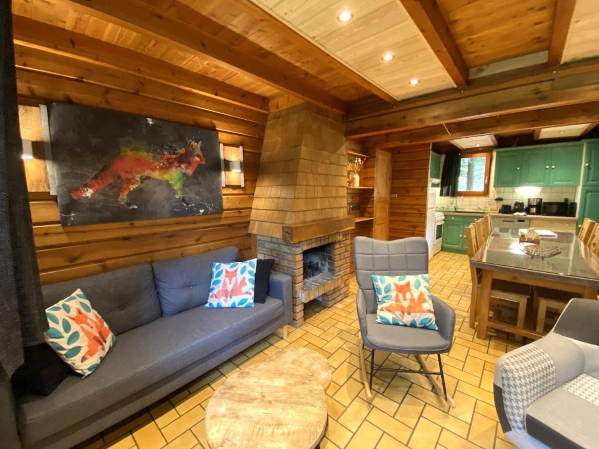 Le Renard Chalet En Bois La Bresse Eksteriør billede