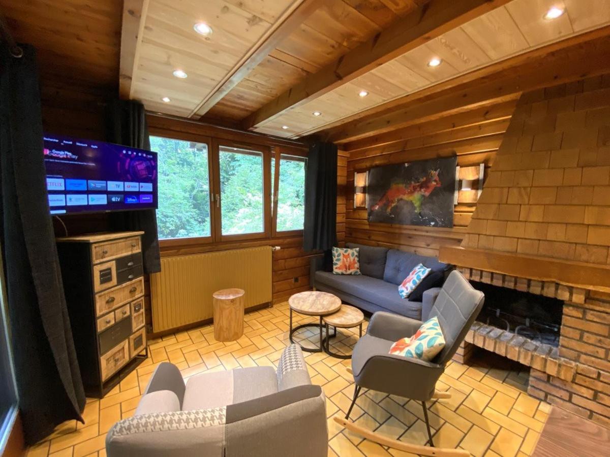 Le Renard Chalet En Bois La Bresse Eksteriør billede