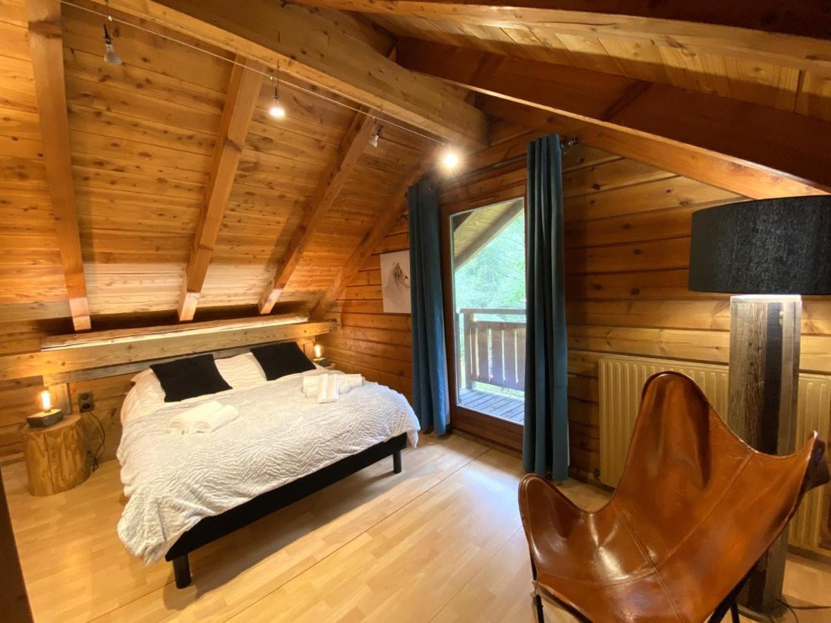 Le Renard Chalet En Bois La Bresse Eksteriør billede