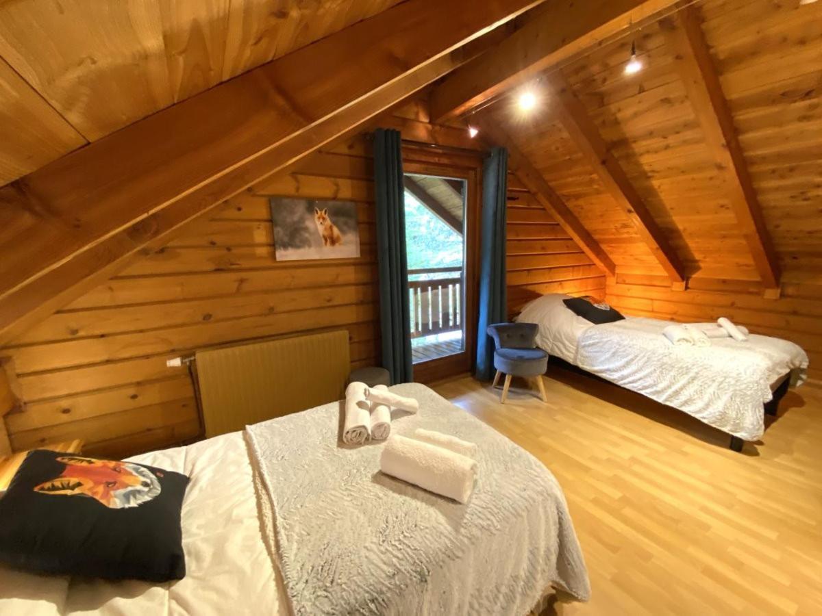Le Renard Chalet En Bois La Bresse Eksteriør billede