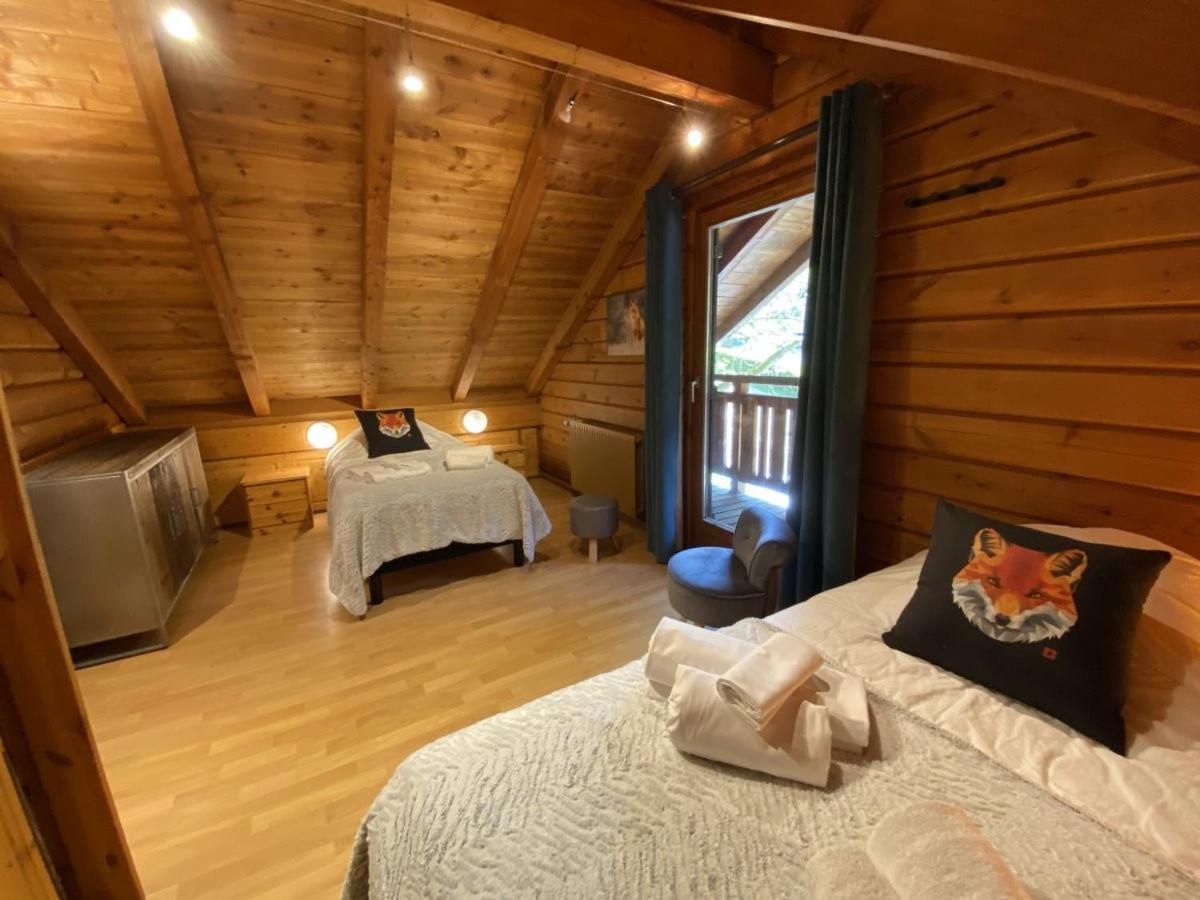 Le Renard Chalet En Bois La Bresse Eksteriør billede